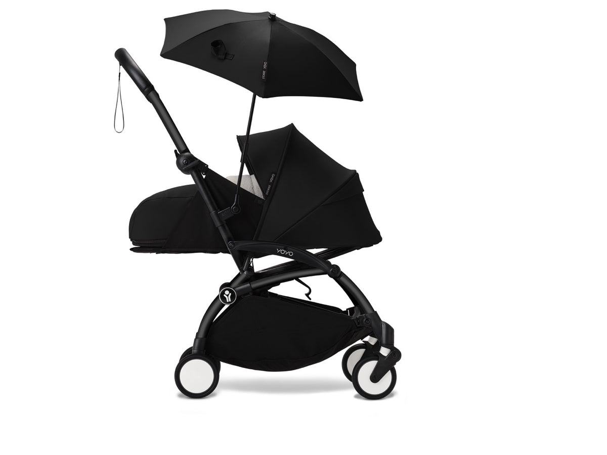 YOYO³ Stroller from Newborn to Toddler in Black