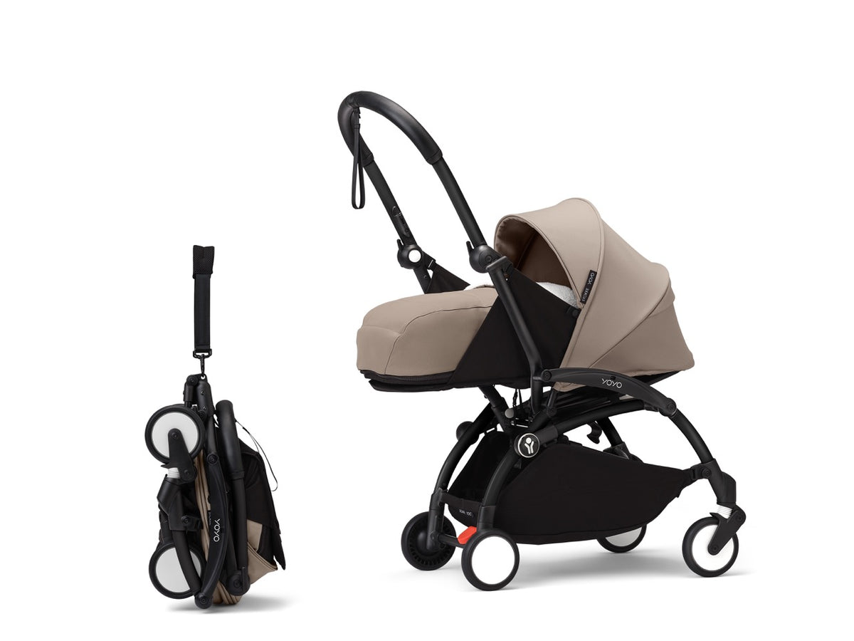 YOYO³ Stroller from Newborn to Toddler in Taupe