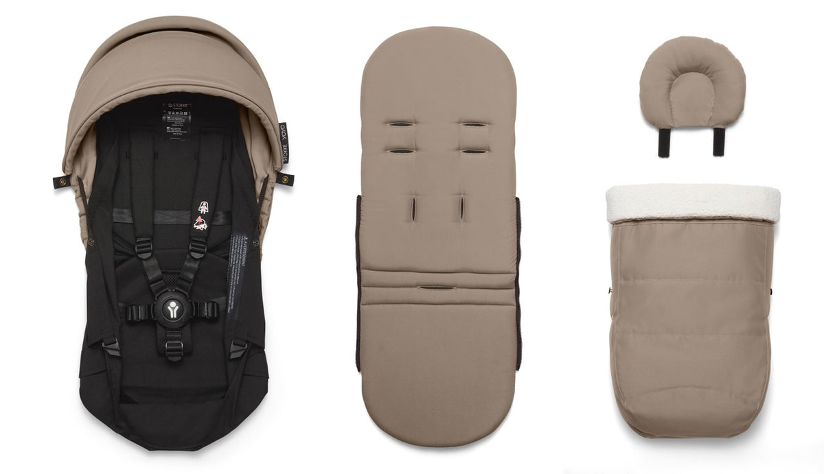 YOYO³ Stroller from Newborn to Toddler in Taupe