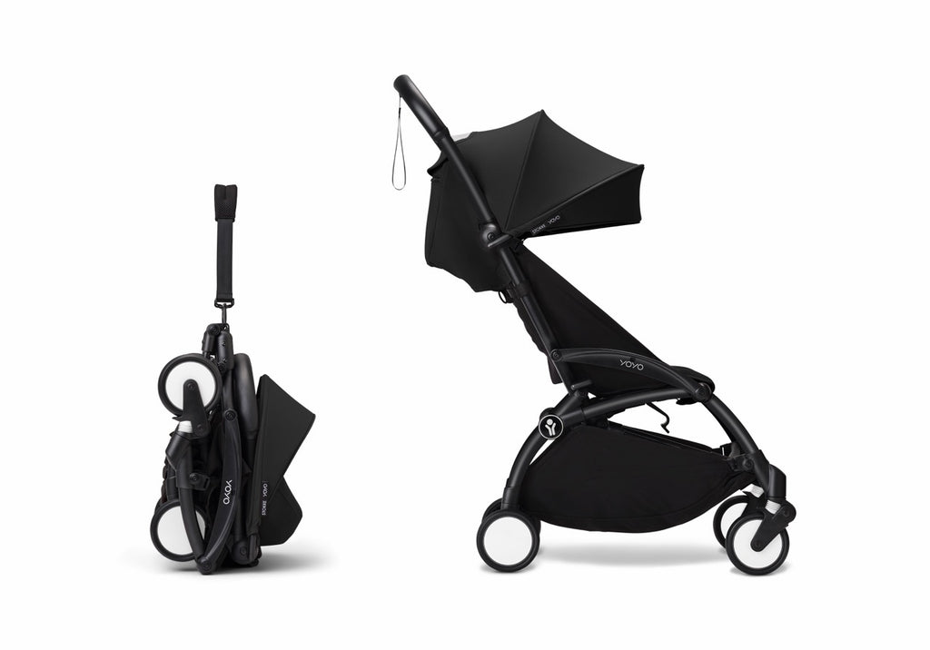 YOYO³ Stroller From 6 Months in Black on Black