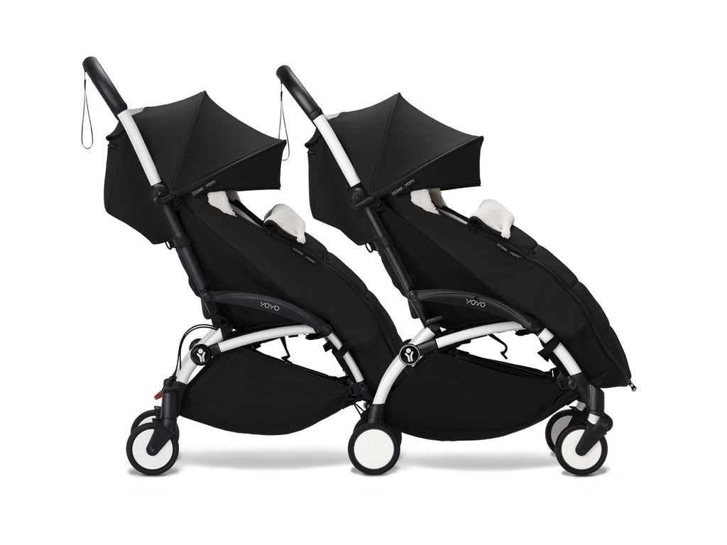 YOYO³ Stroller from 6 Months in Black on White
