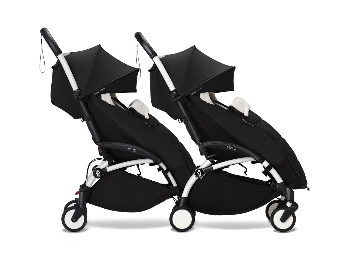 YOYO³ Stroller from 6 Months in Black on White