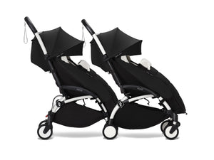 YOYO³ Stroller from 6 Months in Black on White