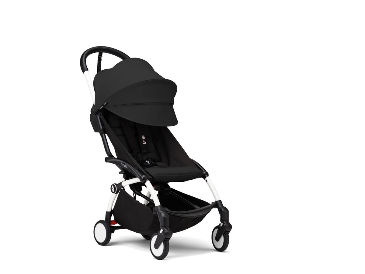 YOYO³ Stroller from 6 Months in Black on White