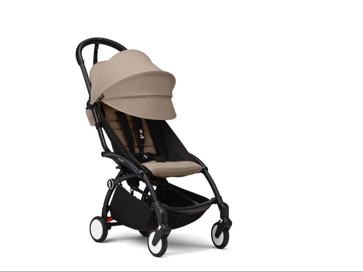 YOYO³ Stroller From 6 Months in Taupe on Black