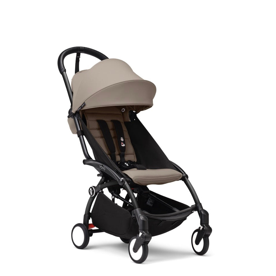 YOYO³ Stroller From 6 Months in Taupe on Black