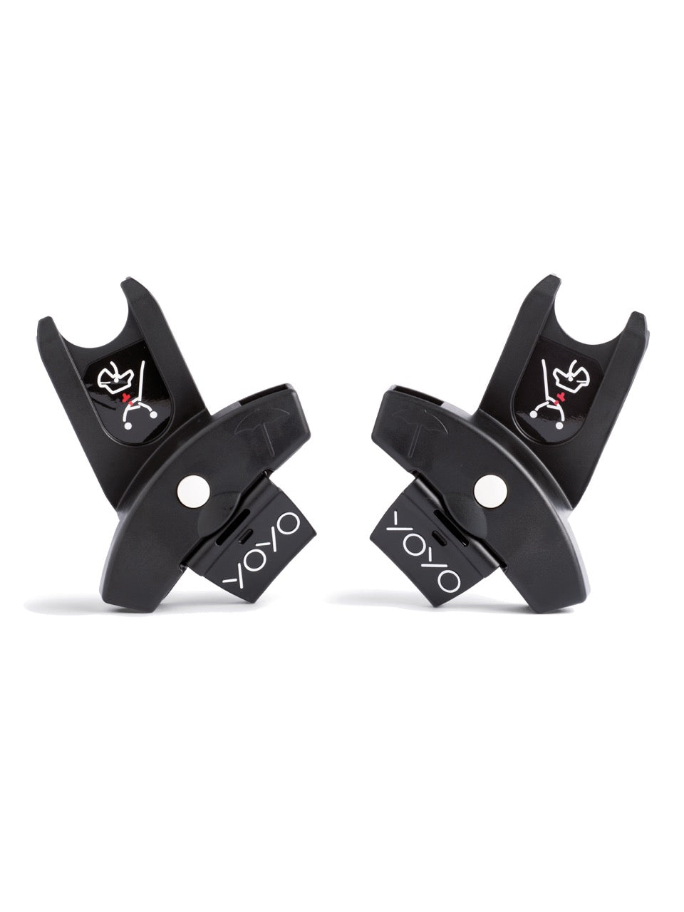 YOYO Car Seat Adapters in Black