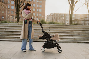 YOYO³ Stroller from Newborn to Toddler in Taupe