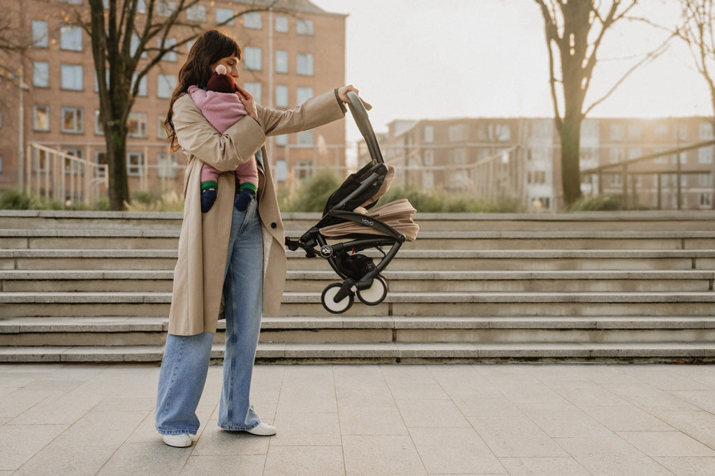 YOYO³ Stroller from Newborn to Toddler in Taupe
