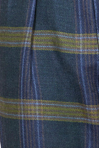 Close up of the York Trouser in Stirling Plaid. 