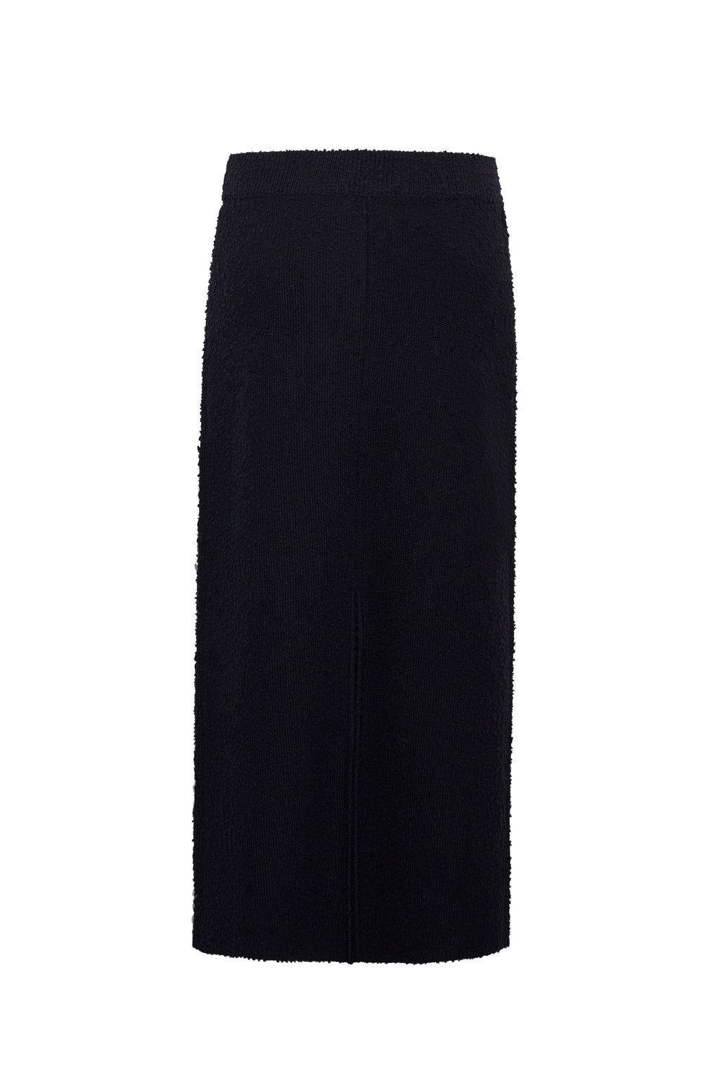 Yuma Sequin Skirt in Black Sequin Knit