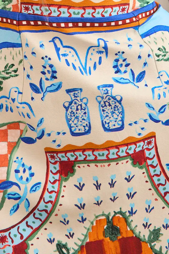 Yvette Dress in Sundance Tile