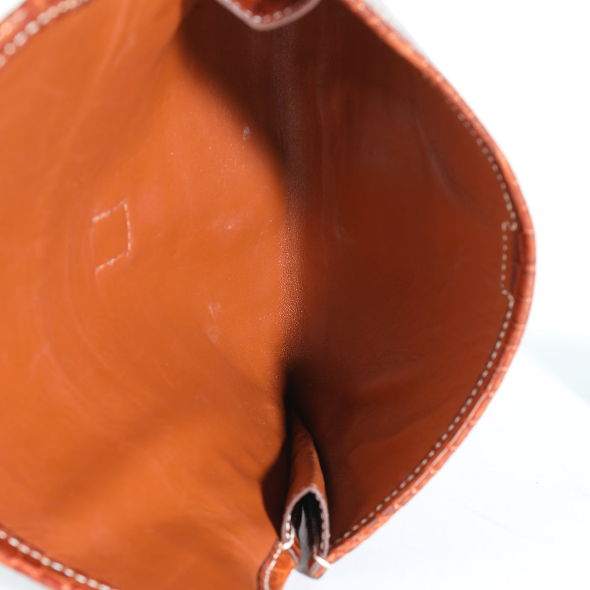 Hermès Fauve Crocodile Niloticus Lisse Mini Jige Clutch Handbag ad1
