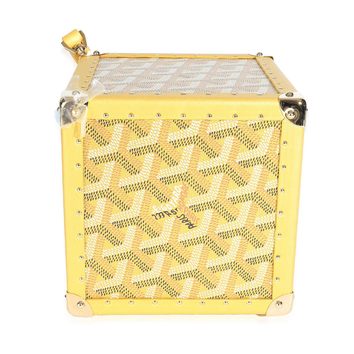 Goyard Gold ine Canvas De Trunk Bag Handbag box