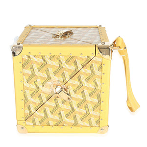 Goyard Gold ine Canvas De Trunk Bag Handbag bv