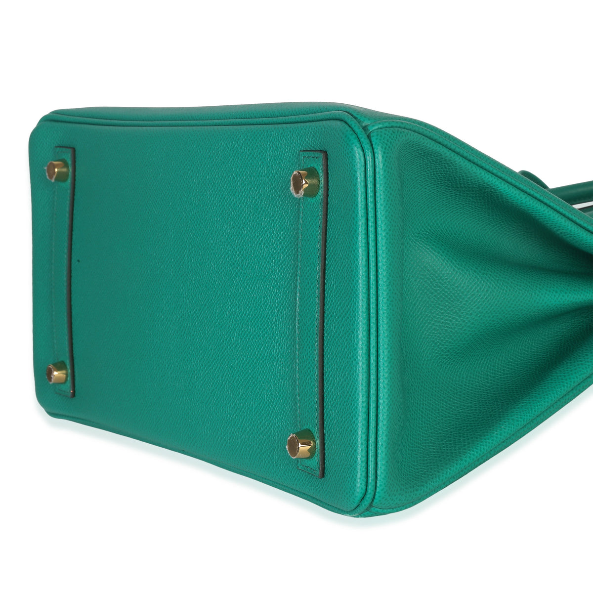 Hermès Vert Jade Epsom Birkin 30 GHW Handbag box