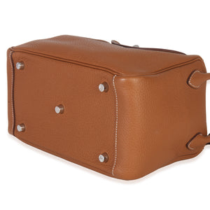 Hermès Gold Clemence Lindy 26 PHW Handbag box