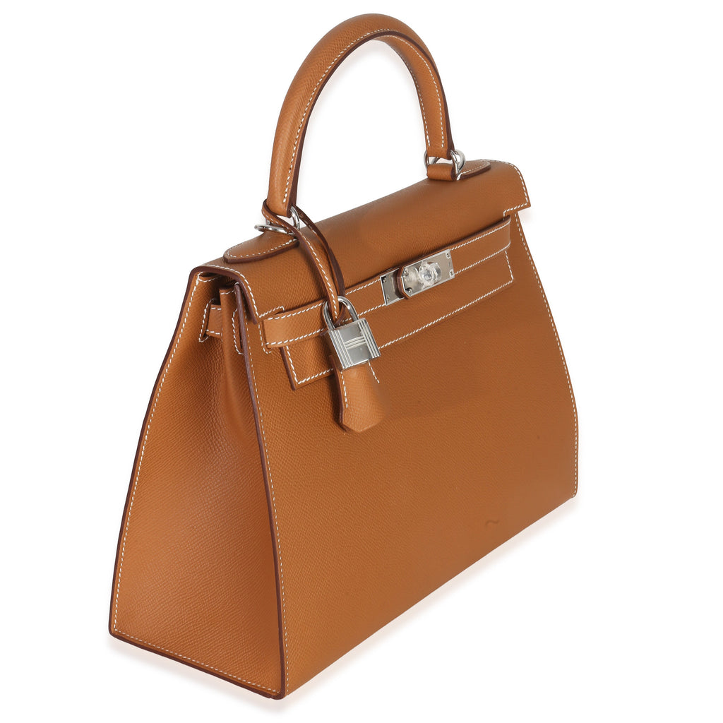 Hermès Gold Epsom Sellier Kelly 28 PHW Handbag bv