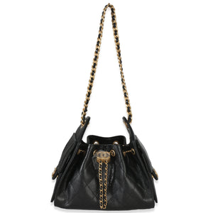 Chanel 26P Black Quilted Caviar Mini  25 Hobo Handbag Handbag av