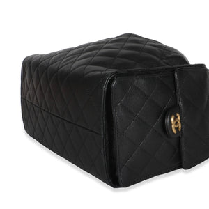 Chanel Black Quilted Caviar Medium  25 Hobo Handbag 6