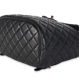 Chanel Black Quilted Calfskin Medium Urban Spirit Backpack Handbag 6