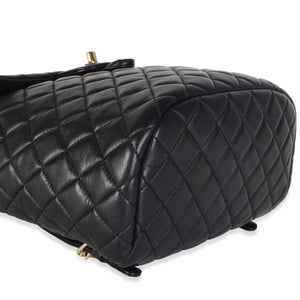 Chanel Black Quilted Calfskin Medium Urban Spirit Backpack Handbag 7
