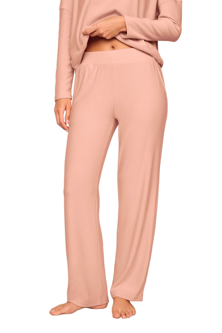 Softest Sweats Straight Pants in Velvet Pink