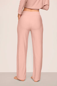 Softest Sweats Straight Pants in Velvet Pink