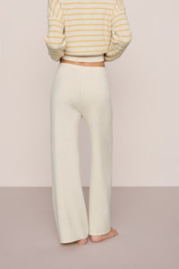 Fine Gauge Pant in Almond Heather