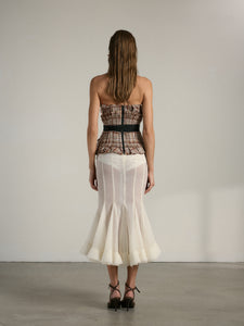 The Zapillo Skirt in Eggshell