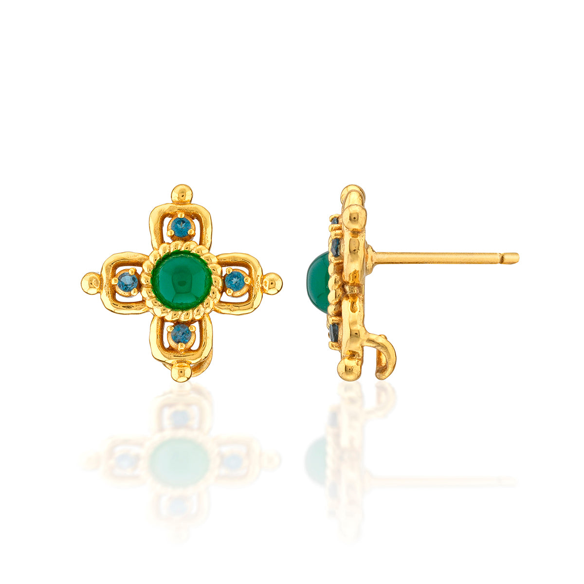 Contessa Drop Convertible Earrings in Multi