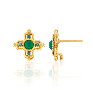 Contessa Drop Convertible Earrings in Multi