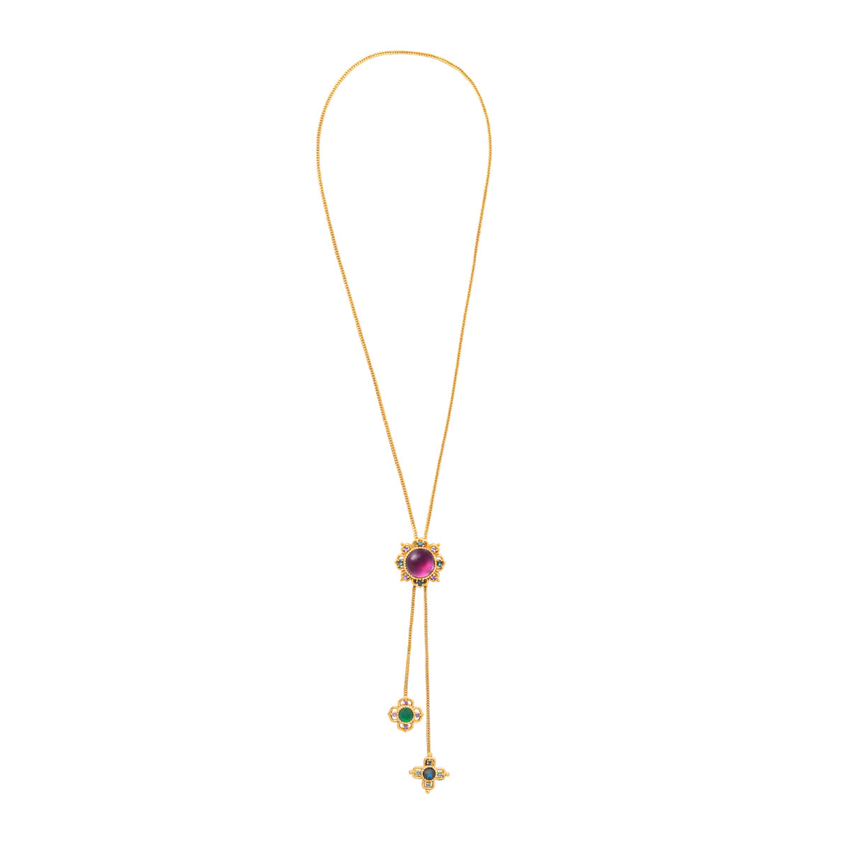 Contessa Bolero Necklace, 24" in Multi