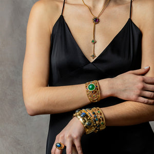 Contessa Bolero Necklace, 24" in Multi