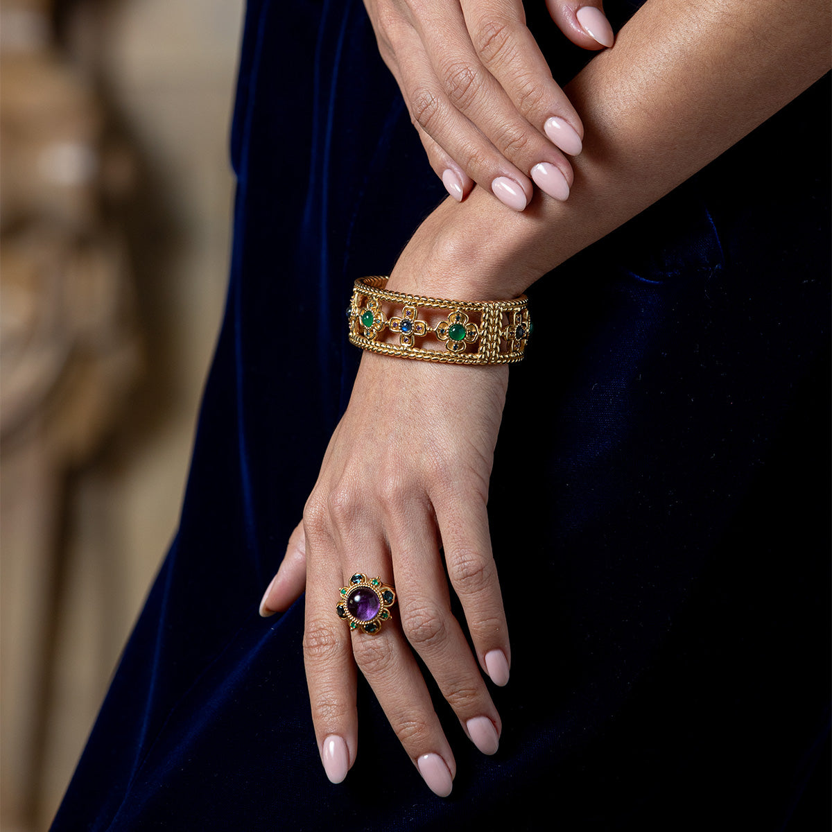 Contessa Belle Nuit Ring in Multi