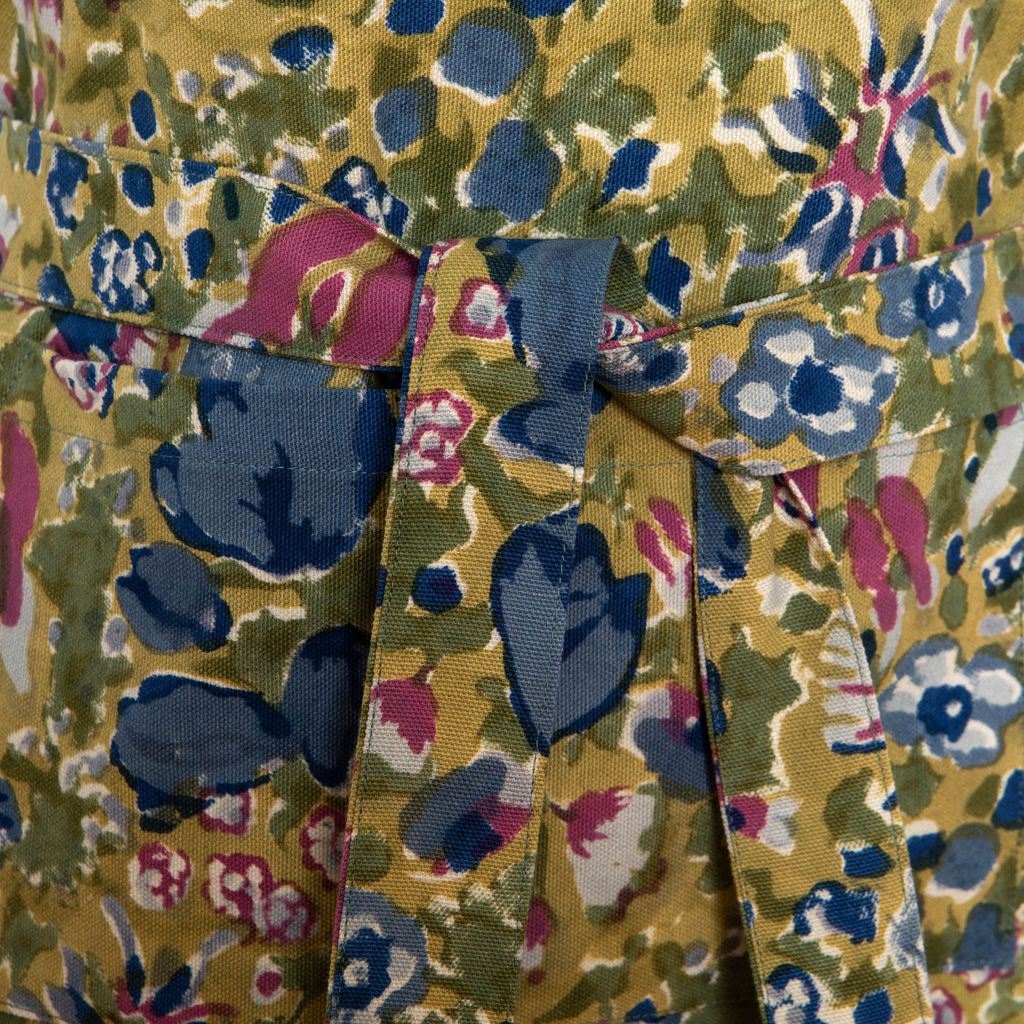 Jardin Apron in Blue & Vert