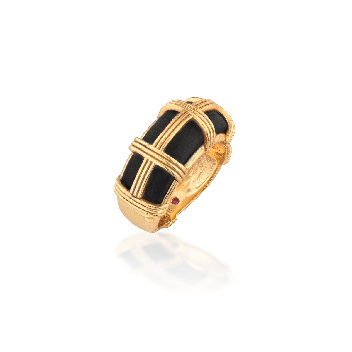 Gaia Ring in Ebony