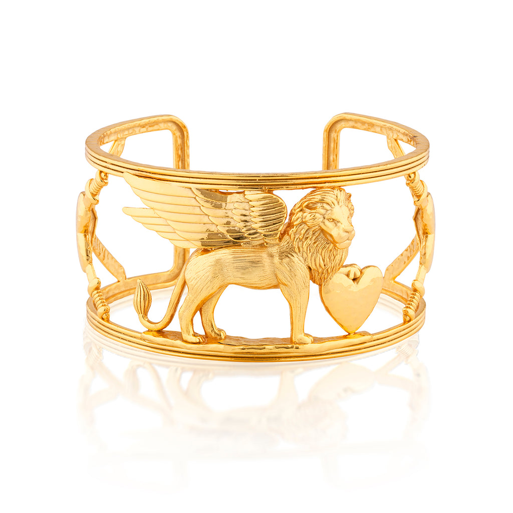 Lionheart Cuff in Gold