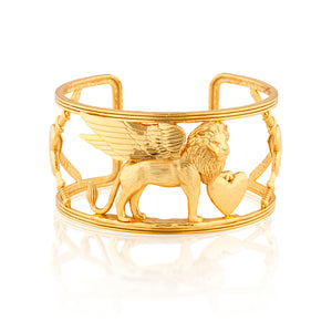 Lionheart Cuff in Gold