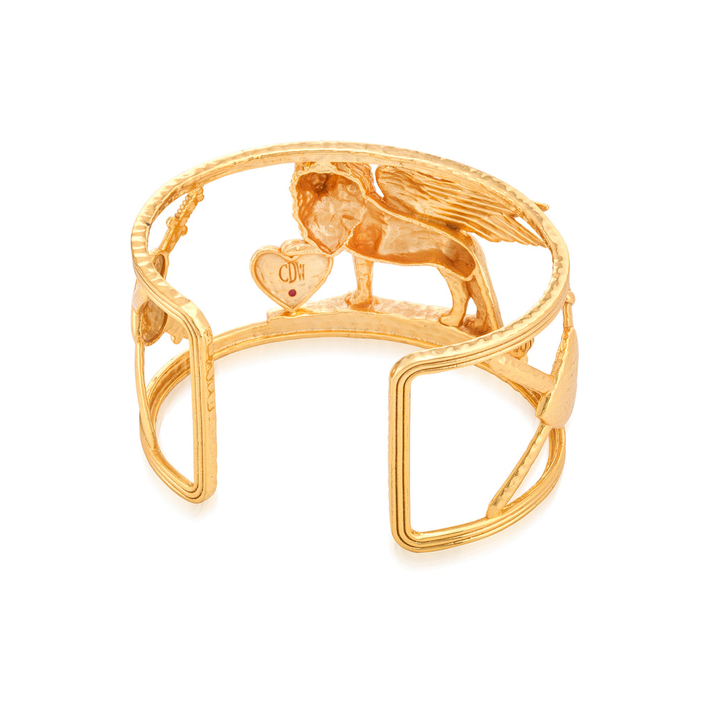 Lionheart Cuff in Gold