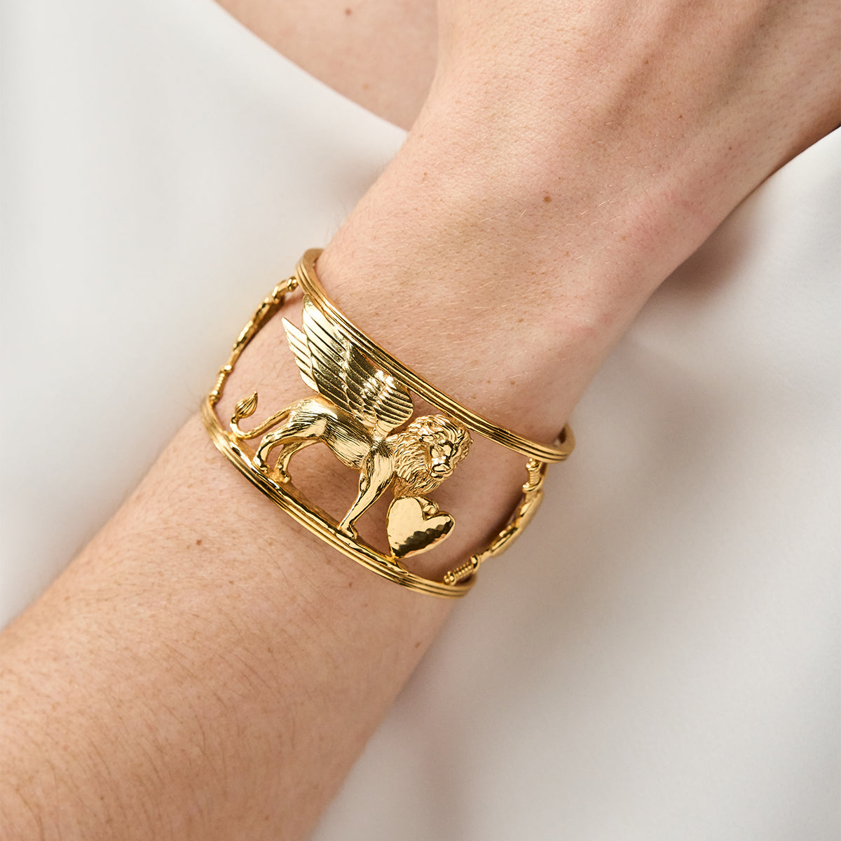 Lionheart Cuff in Gold