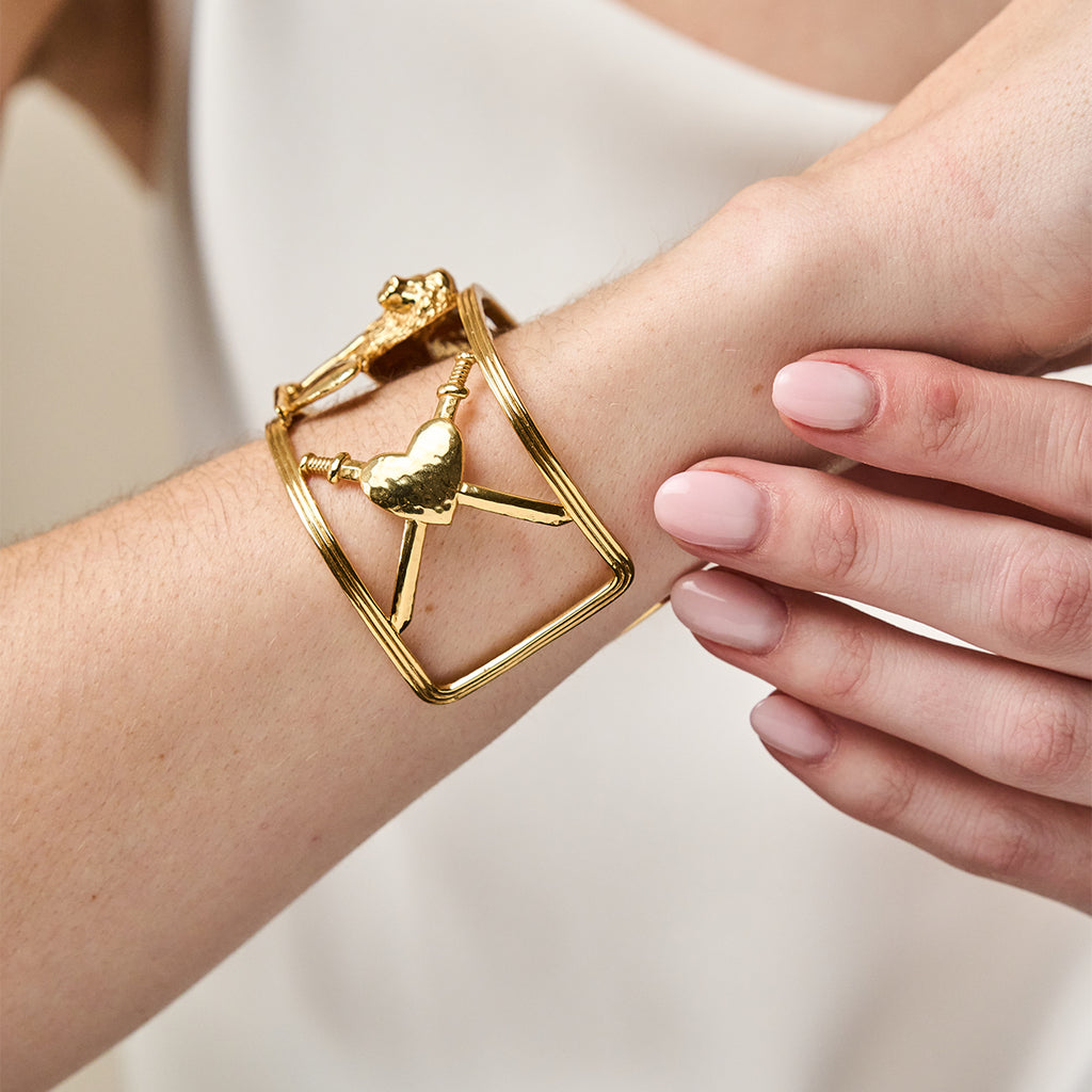 Lionheart Cuff in Gold