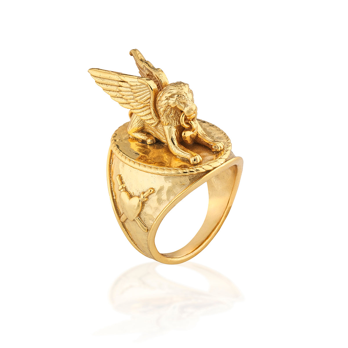 Lionheart Ring in Gold