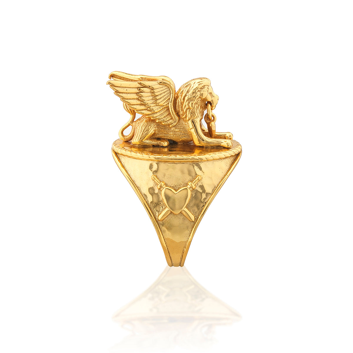 Lionheart Ring in Gold