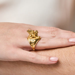 Lionheart Ring in Gold