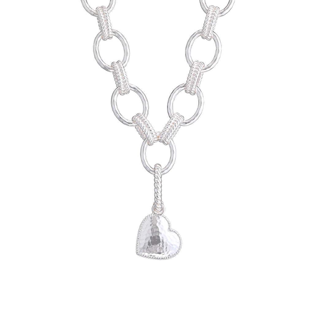 Love Medium Charm/Pendant in Silver