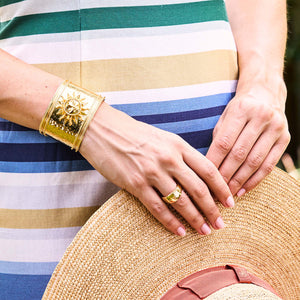 Soleil Cuff in Gold