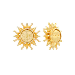 Soleil Stud Earrings in Gold