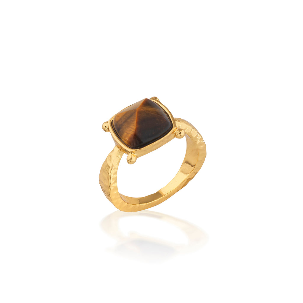 Mystic Eye Gem Ring in Tiger’s Eye