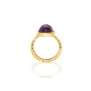 Mystic Eye Gem Ring in Amethyst